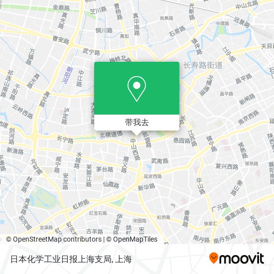 日本化学工业日报上海支局地图