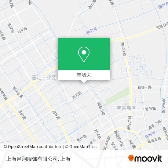 上海岂翔服饰有限公司地图
