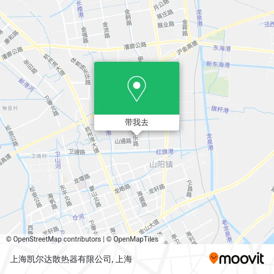上海凯尔达散热器有限公司地图