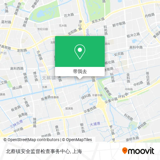 北蔡镇安全监督检查事务中心地图