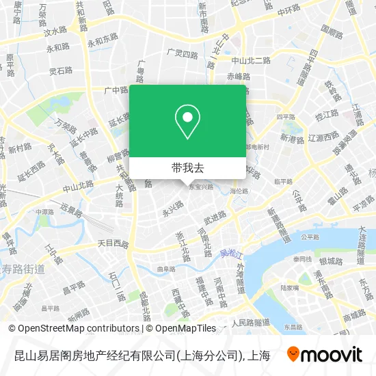 昆山易居阁房地产经纪有限公司(上海分公司)地图