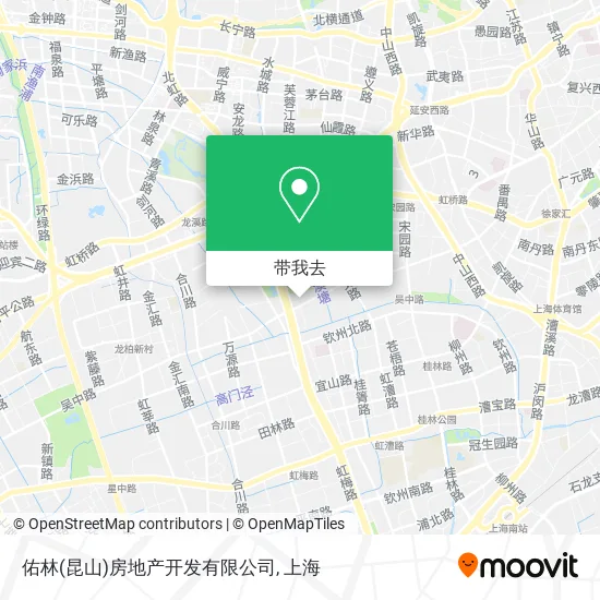 佑林(昆山)房地产开发有限公司地图