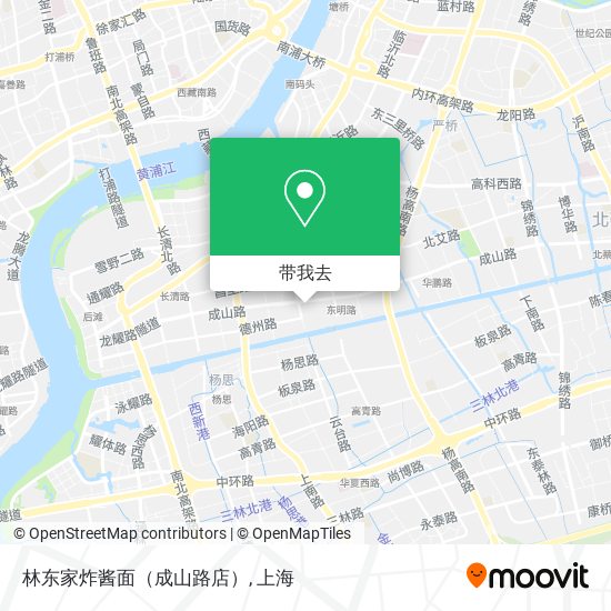 林东家炸酱面（成山路店）地图