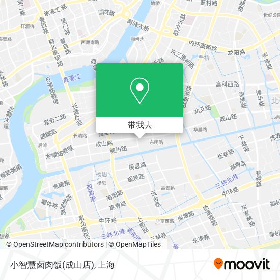 小智慧卤肉饭(成山店)地图