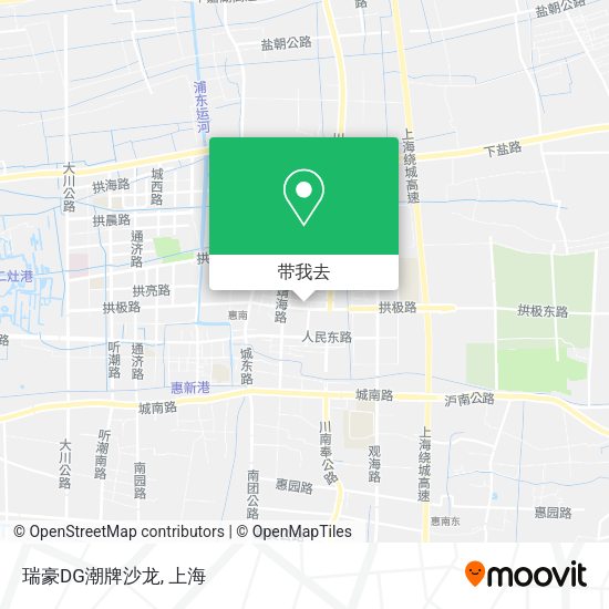 瑞豪DG潮牌沙龙地图