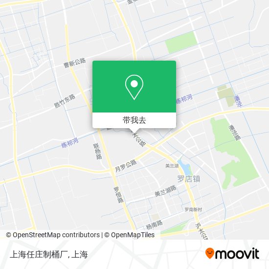 上海任庄制桶厂地图