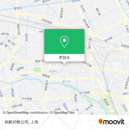 铭帆钎帆公司地图