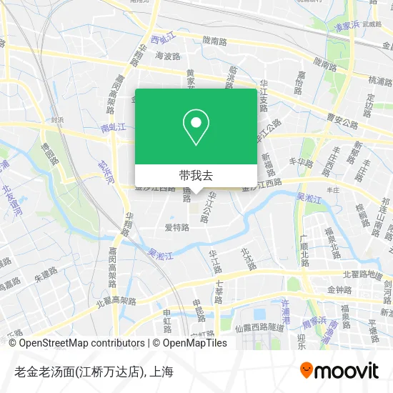 老金老汤面(江桥万达店)地图