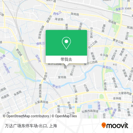 万达广场东停车场-出口地图
