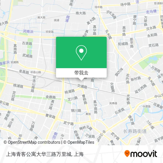 上海青客公寓大华三路万里城地图