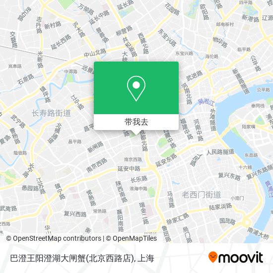 巴澄王阳澄湖大闸蟹(北京西路店)地图