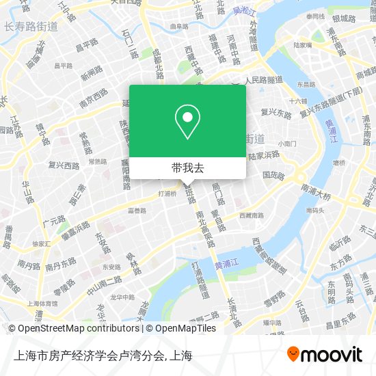 上海市房产经济学会卢湾分会地图