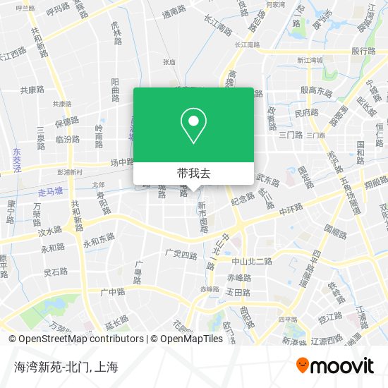 海湾新苑-北门地图