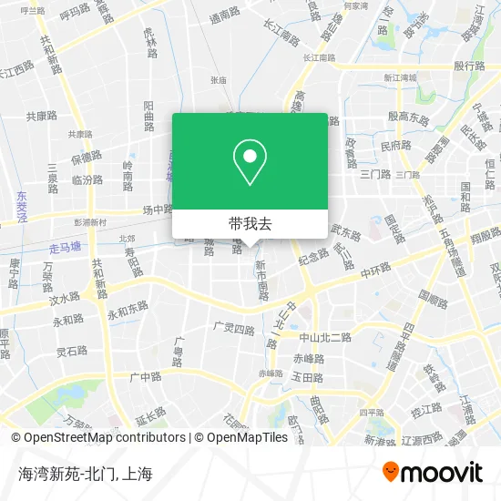海湾新苑-北门地图