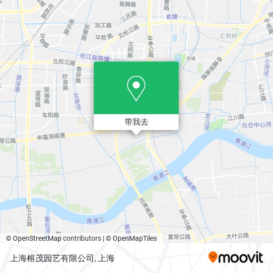 上海榕茂园艺有限公司地图