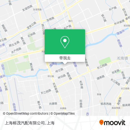 上海榕茂汽配有限公司地图