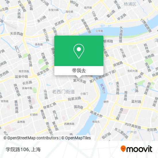 学院路106地图