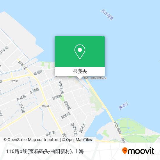 116路b线(宝杨码头-曲阳新村)地图