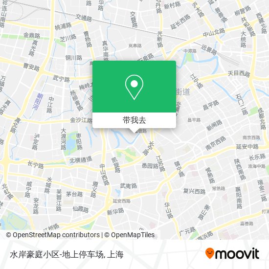 水岸豪庭小区-地上停车场地图