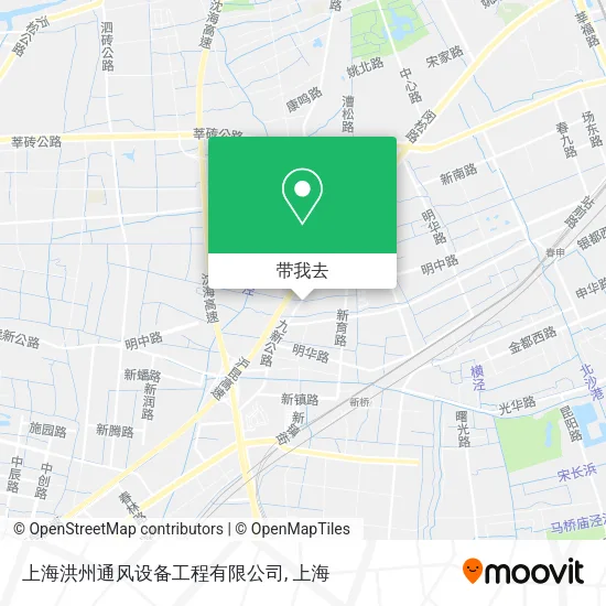 上海洪州通风设备工程有限公司地图
