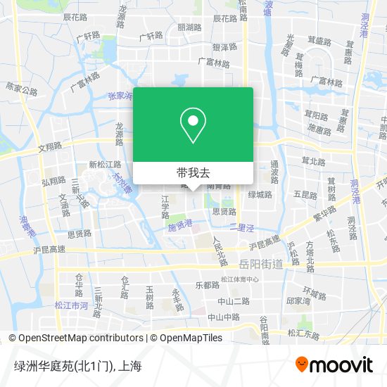 绿洲华庭苑(北1门)地图