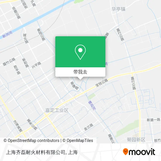 上海齐磊耐火材料有限公司地图