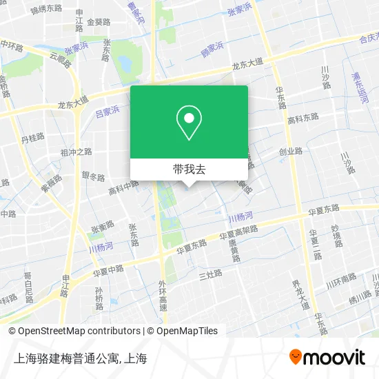 上海骆建梅普通公寓地图