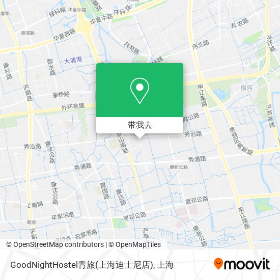 GoodNightHostel青旅(上海迪士尼店)地图