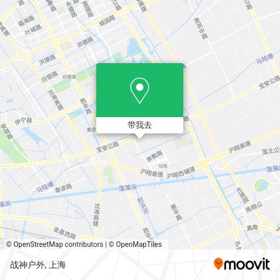 战神户外地图
