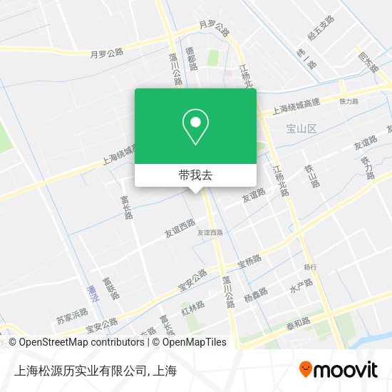 上海松源历实业有限公司地图