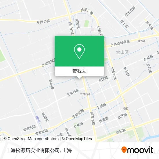 上海松源历实业有限公司地图
