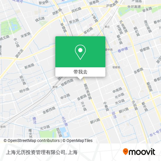 上海元历投资管理有限公司地图