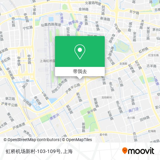 虹桥机场新村-103-109号地图