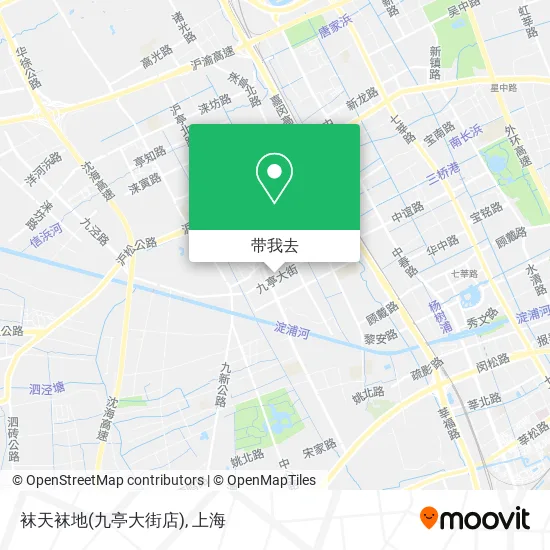 袜天袜地(九亭大街店)地图