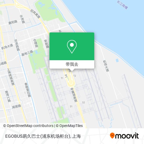 EGOBUS易久巴士(浦东机场柜台)地图