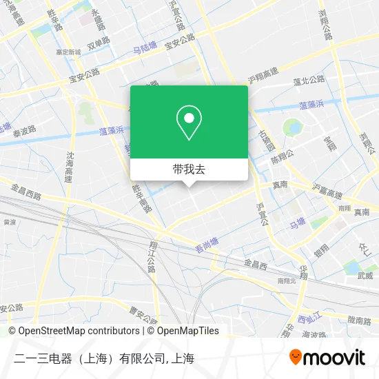 二一三电器（上海）有限公司地图