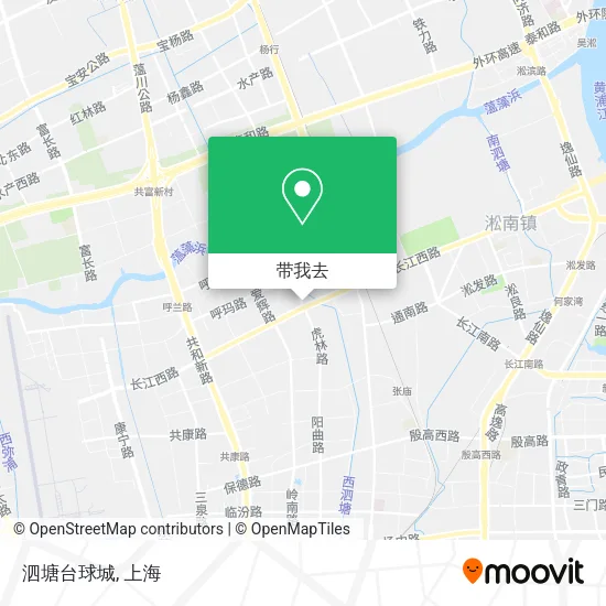 泗塘台球城地图