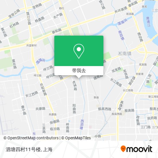 泗塘四村11号楼地图
