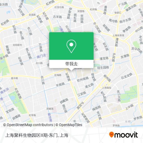 上海聚科生物园区II期-东门地图