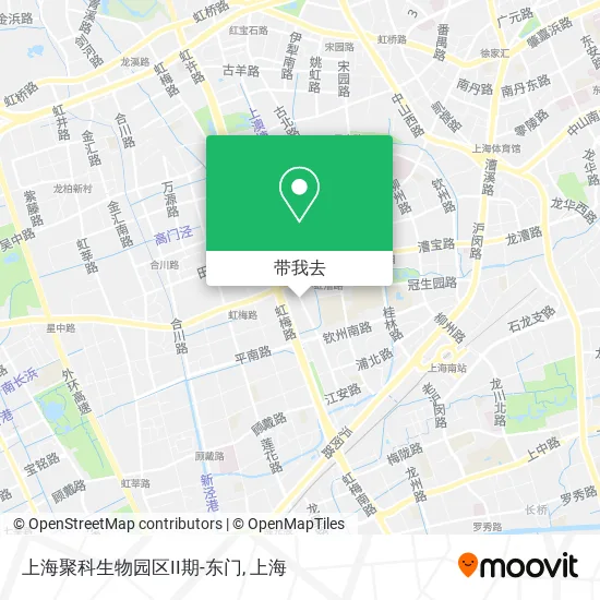 上海聚科生物园区II期-东门地图