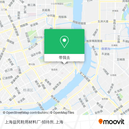 上海益民鞋用材料厂-招待所地图