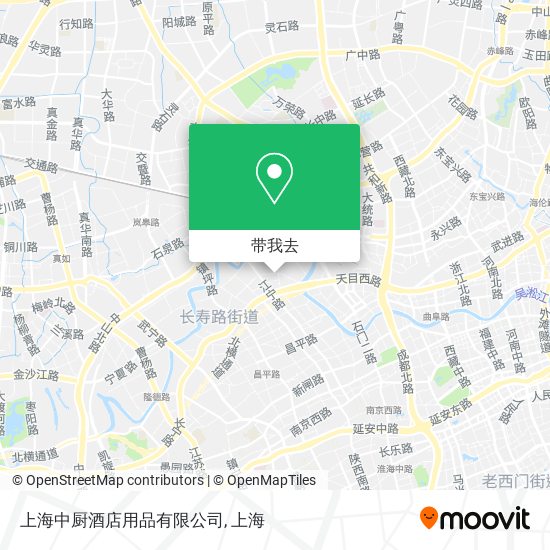 上海中厨酒店用品有限公司地图