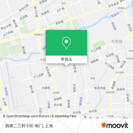 泗塘二三村小区-南门地图