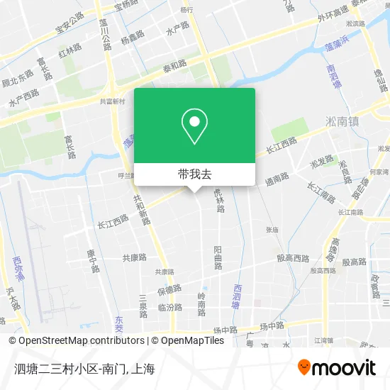 泗塘二三村小区-南门地图