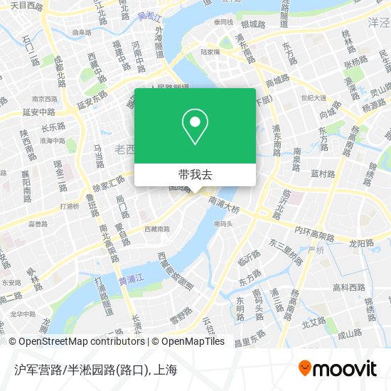 沪军营路/半淞园路(路口)地图
