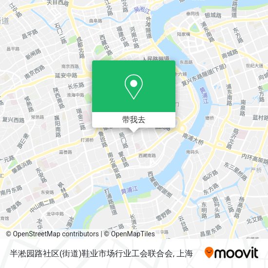 半淞园路社区(街道)鞋业市场行业工会联合会地图