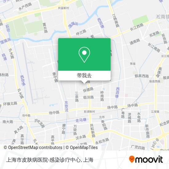 上海市皮肤病医院-感染诊疗中心地图