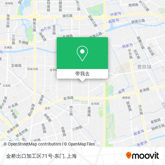 金桥出口加工区71号-东门地图