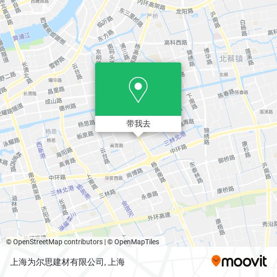 上海为尔思建材有限公司地图