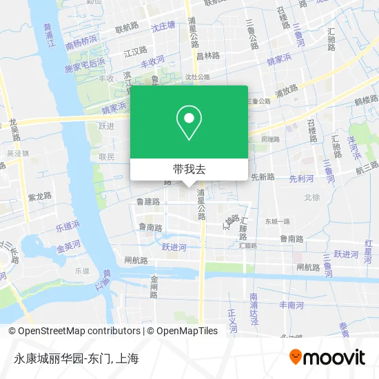 永康城丽华园-东门地图